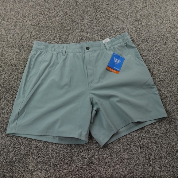Columbia Other - NEW Columbia Shorts Mens XL Blue PFG Uncharted Omni Shade Fishing Outdoor Hike